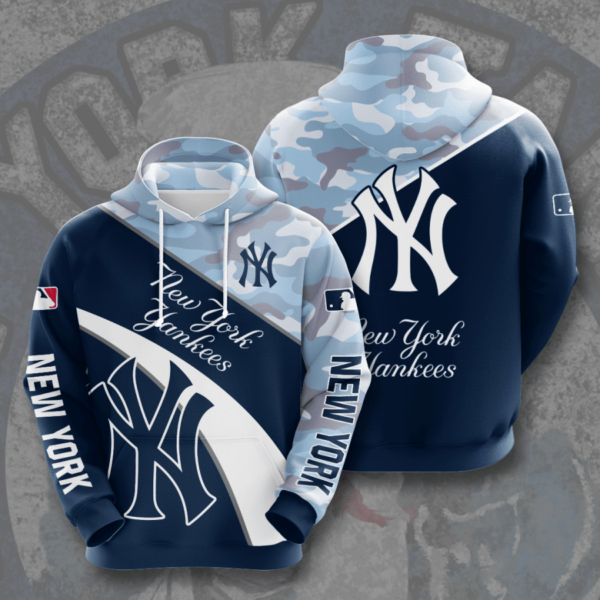 New York Yankees MLB Custom Number And Name 3D Hoodie For Men And Women  Gift Fans - Banantees